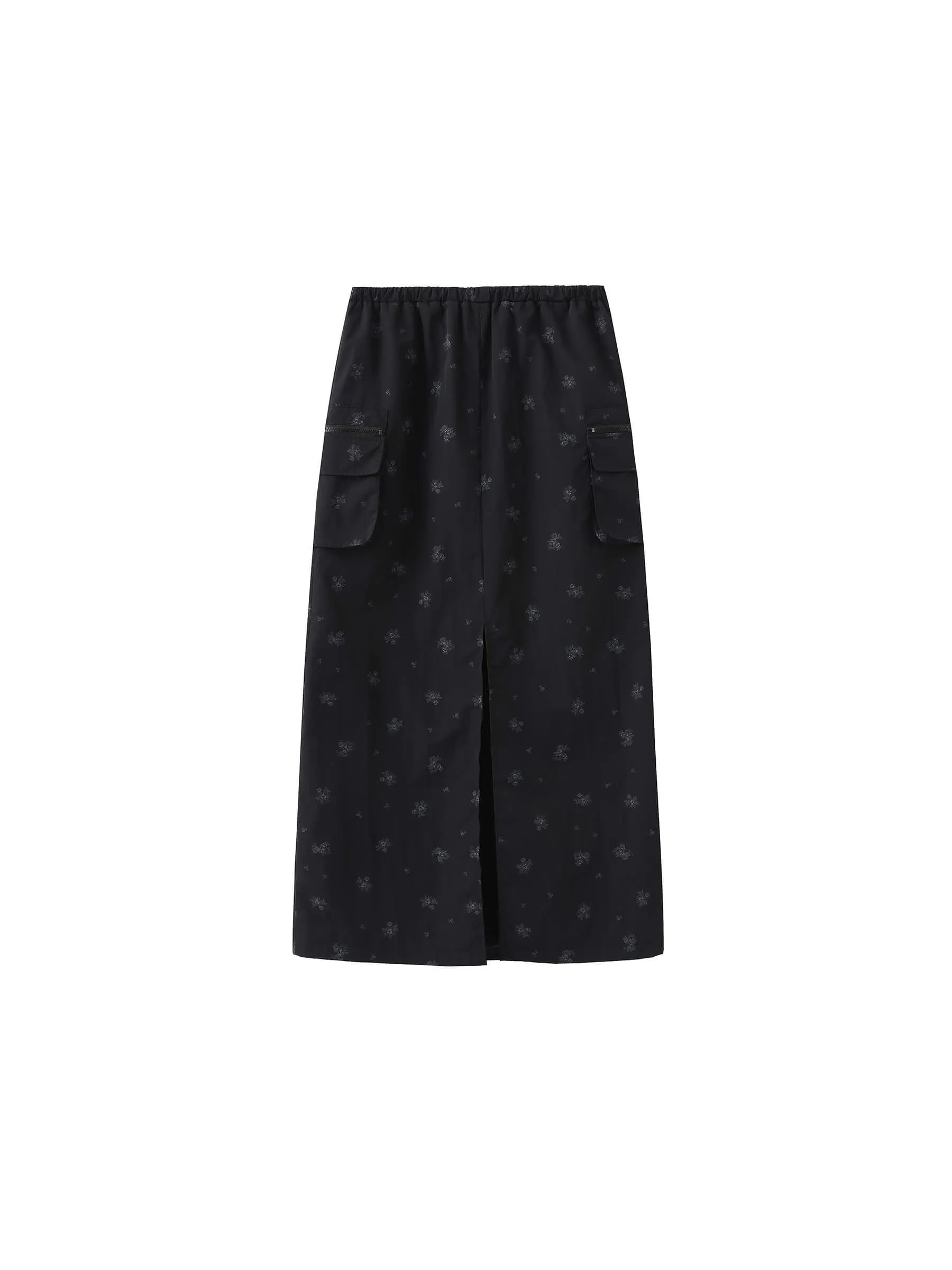 A-line Floral Skirt