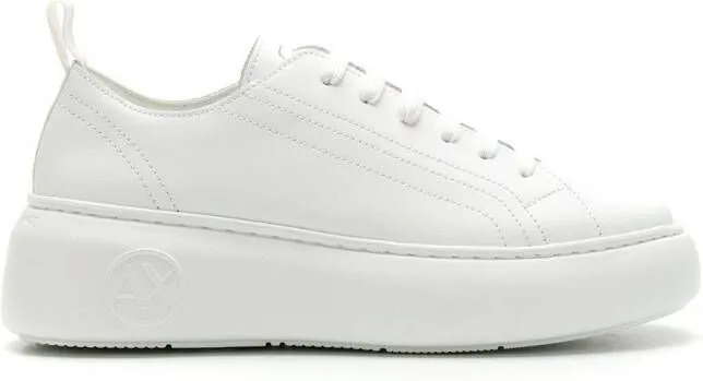 Armani Exchange platform low-top sneakers White