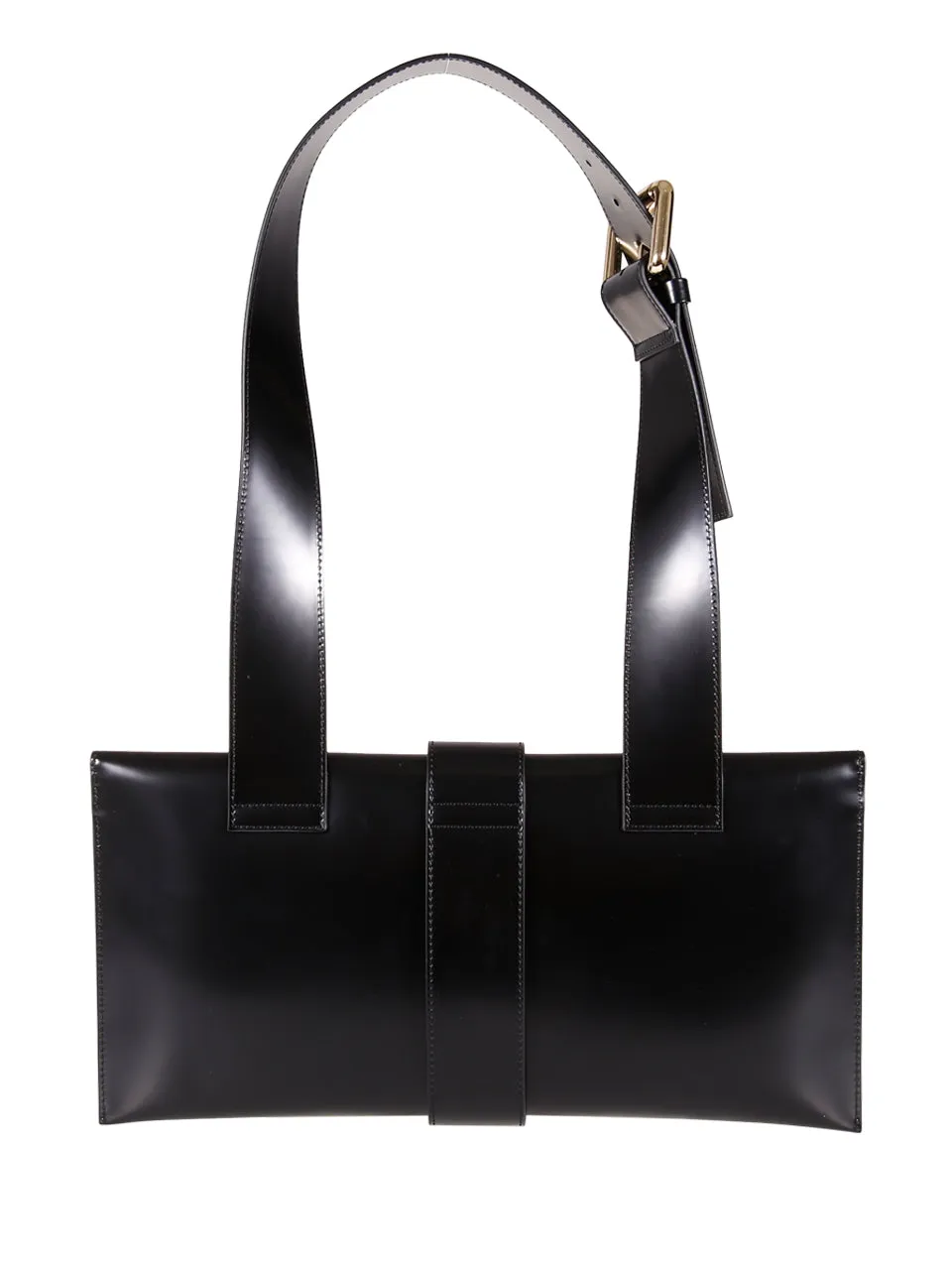 By Far Carol Buckle Detailed Shoulder Bag