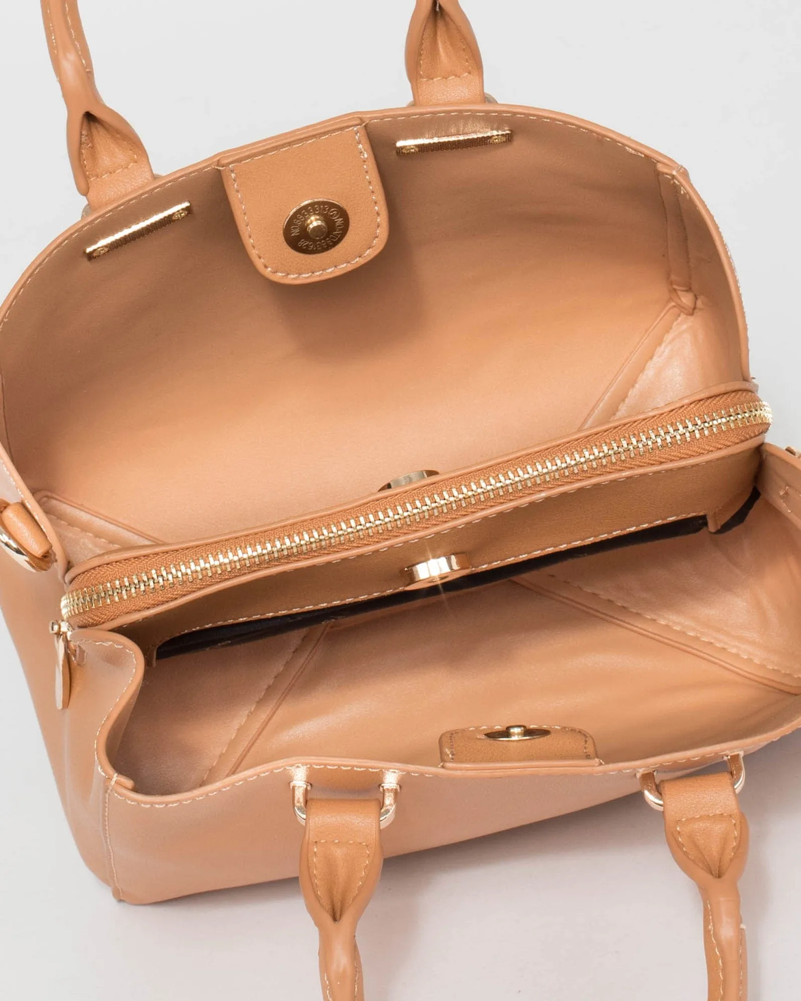 Caramel Verona Mini Tote Bag
