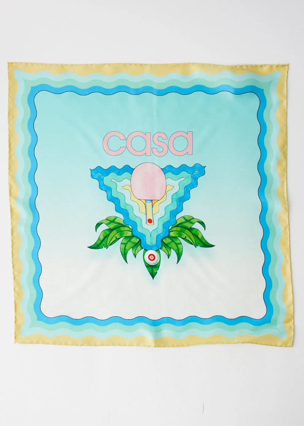 Casablanca -  Memphis Icon Nuit Small Scarf - Scarf