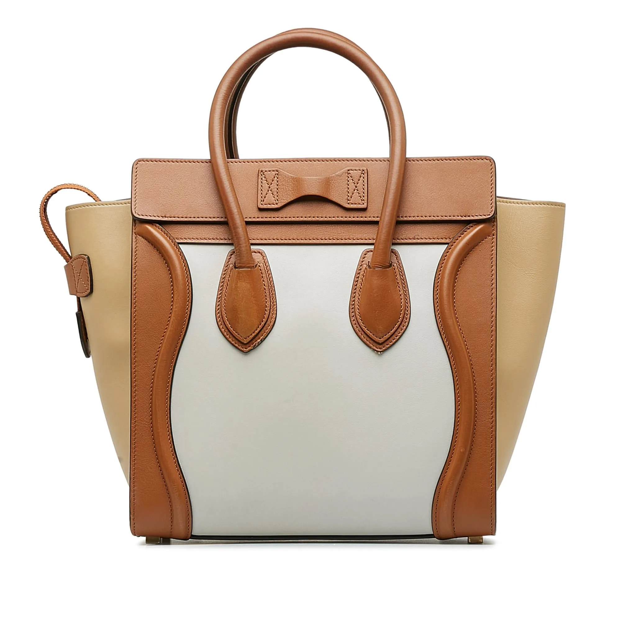 Celine Micro Luggage Tote Tricolor (SHG-Kseeyq)