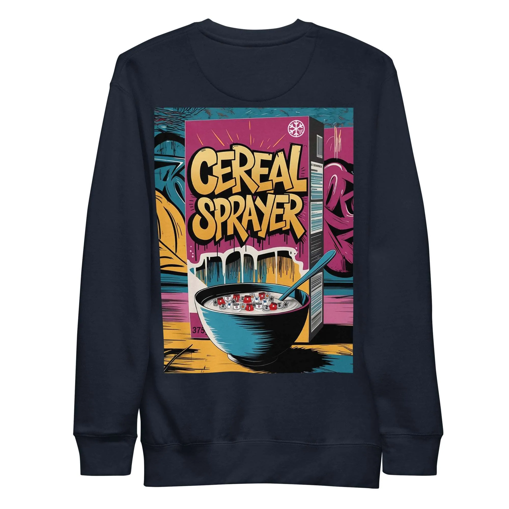Cereal Sprayer Graffiti Sweatshirt | Navy