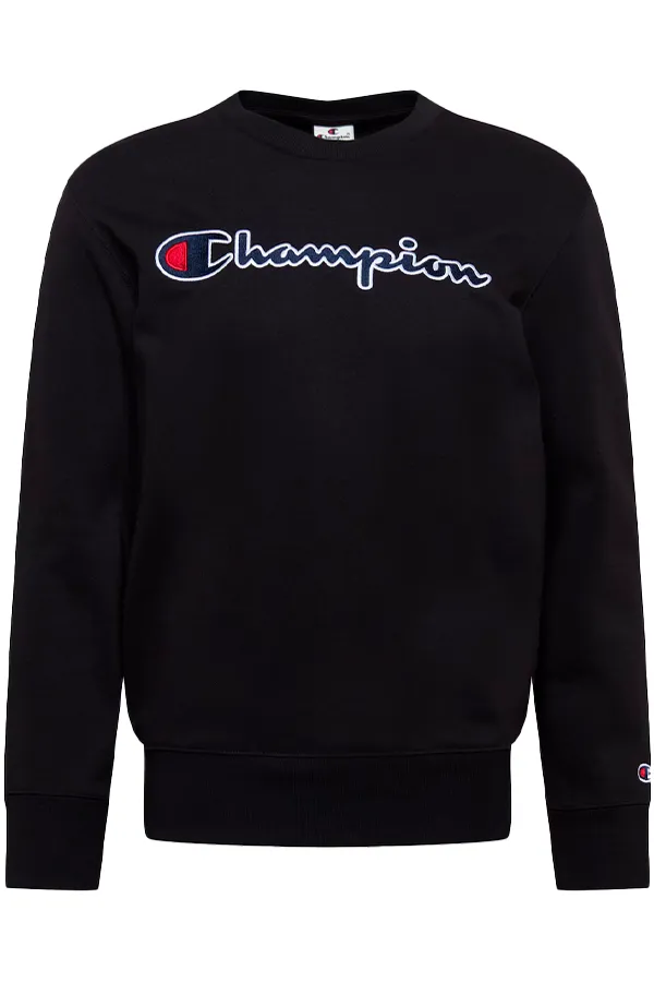Champion Rochester Crew Sweat Big Logo Black