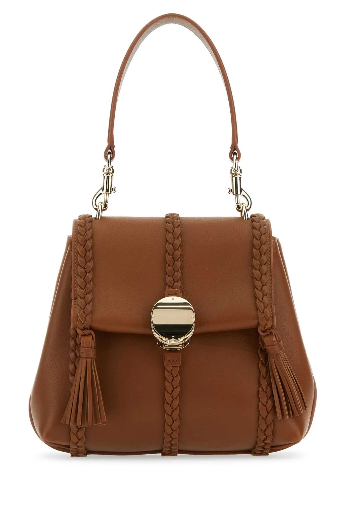 Chloe Brown Leather Small Penelope Handbag
