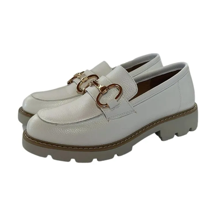 Cinzia Soft CI1020 Mocassino Platform Bianco