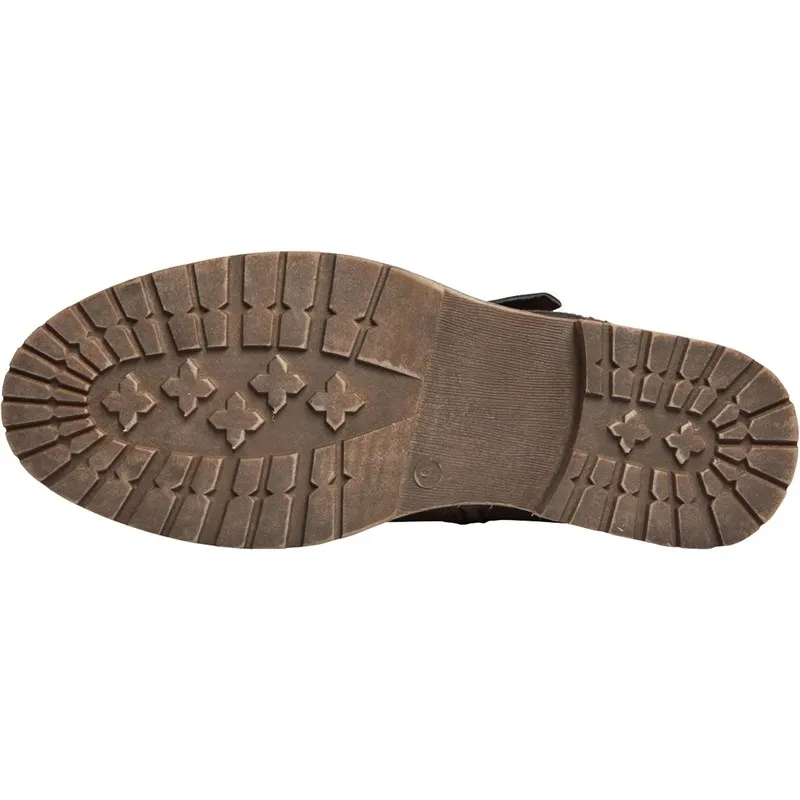 Deakins Mens Harris Biker Boots Brown