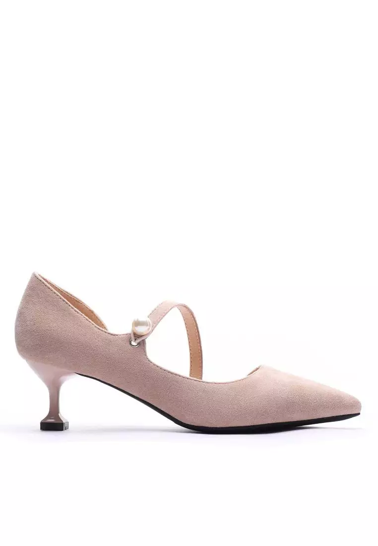 Elegant Pearl Pointy Pumps 6203-6