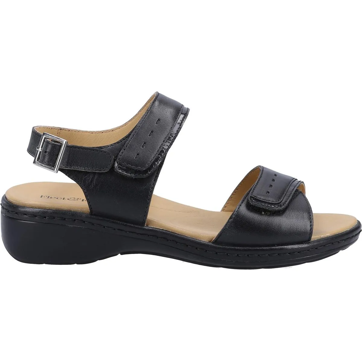 Fleet & Foster Linda Sandal Black