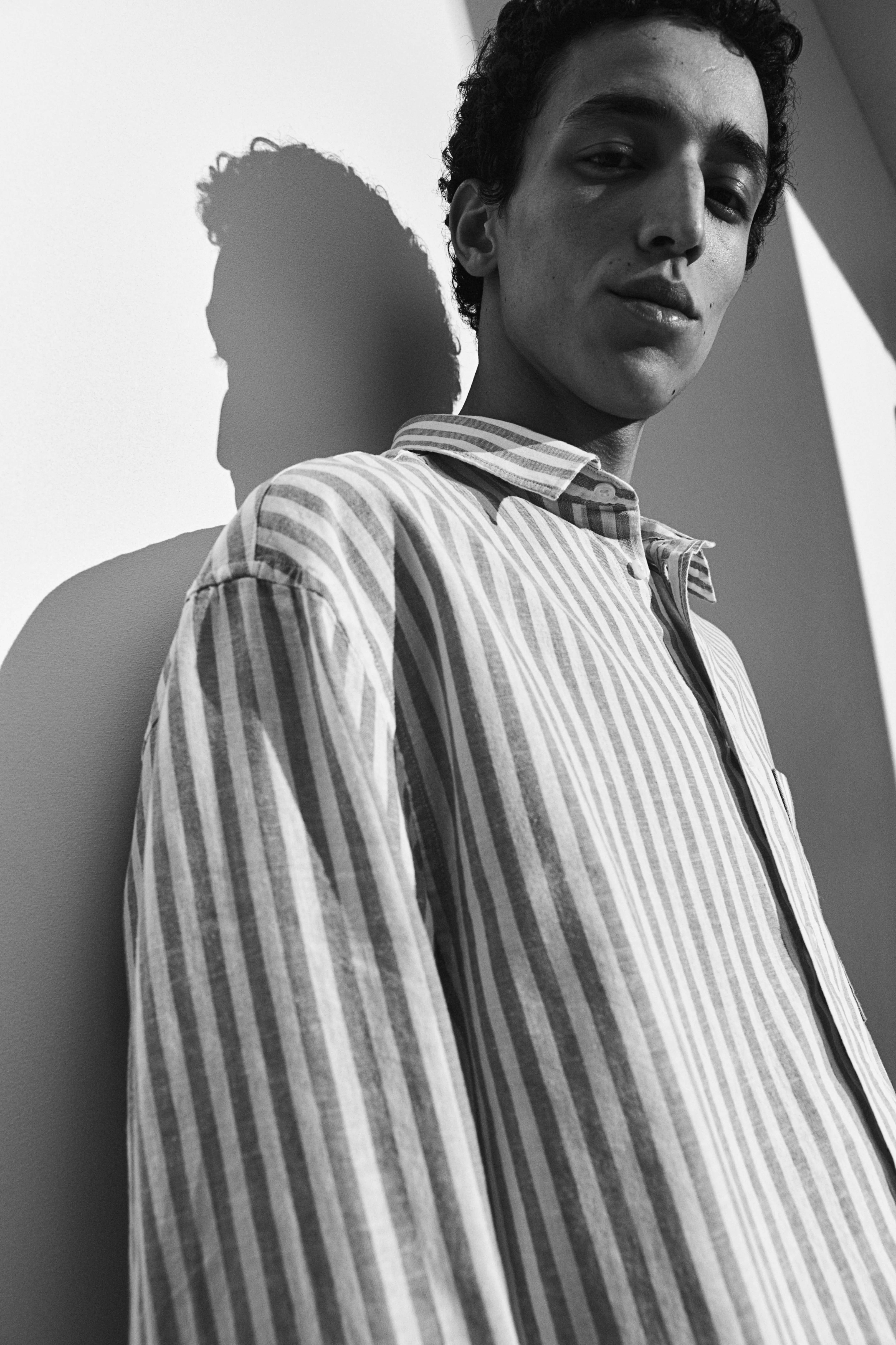 H&M Relaxed Fit Linen-blend Shirt