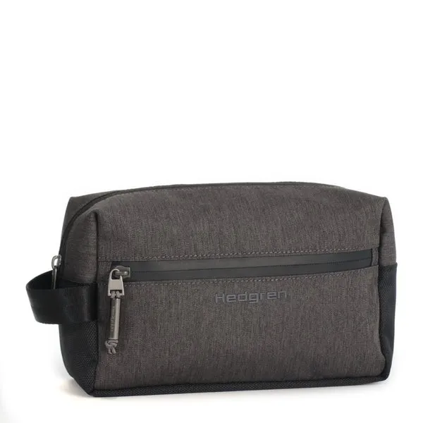 Hedgren Midway Axel Toiletry Case 23Cm Dark Iron Dark Ironsize 23Cm