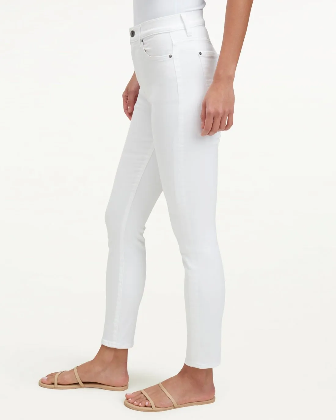 High Waist Ankle Skinny Jeans