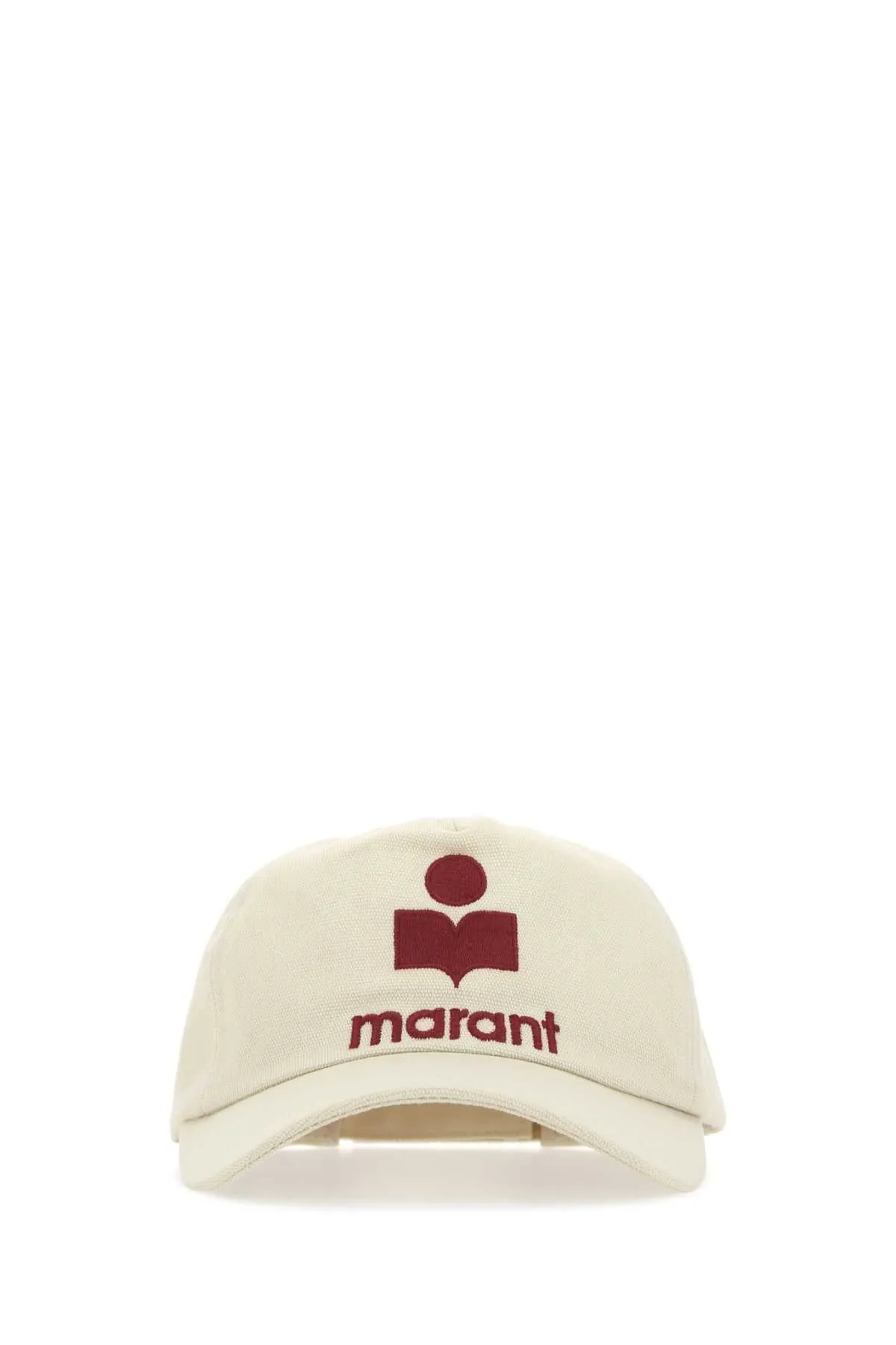 Isabel Marant Ivory Cotton Tyron Baseball Cap