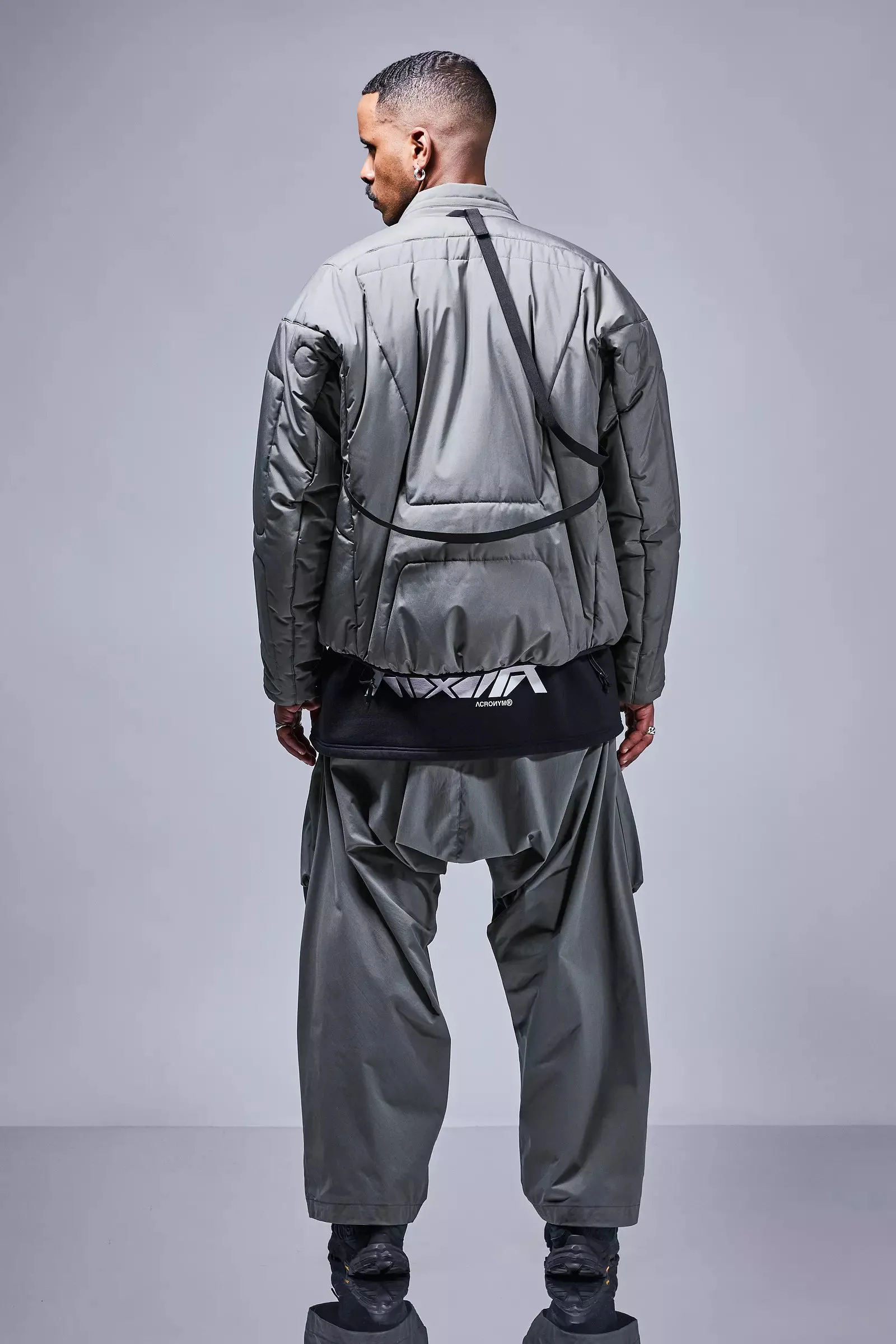 J91A-WS Windstopper PrimaLoft Modular Jacket - Grey/Black