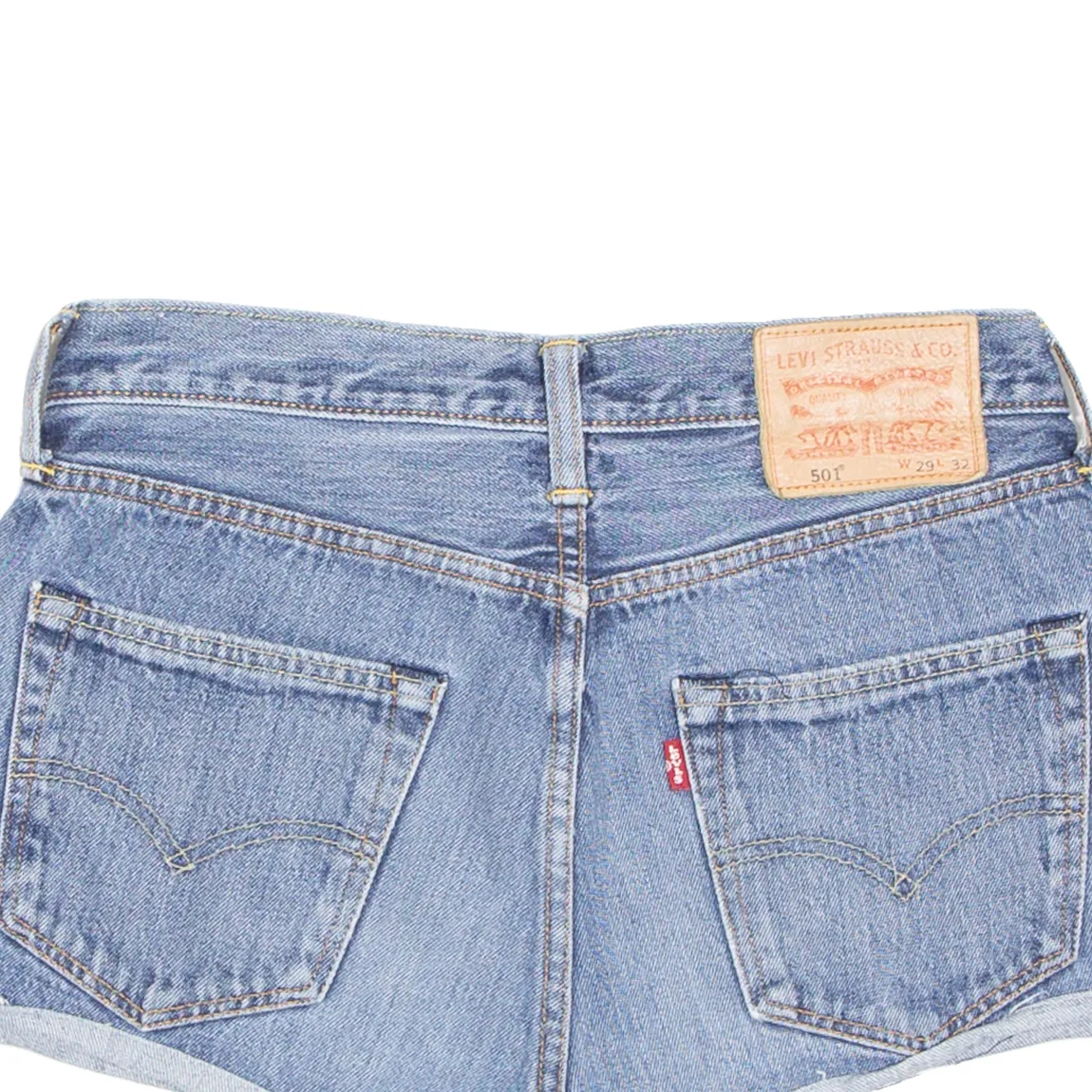 LEVI'S 501 Womens Denim Shorts Blue M W29