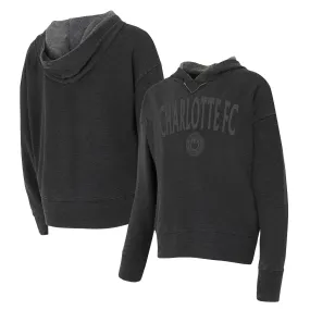 Lids Women's Concepts Sport Charcoal Charlotte FC Volley Hoodie Long Sleeve T-Shirt