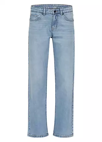 Light Blue Wash Wide Jeans by Sisters Point | Look Again