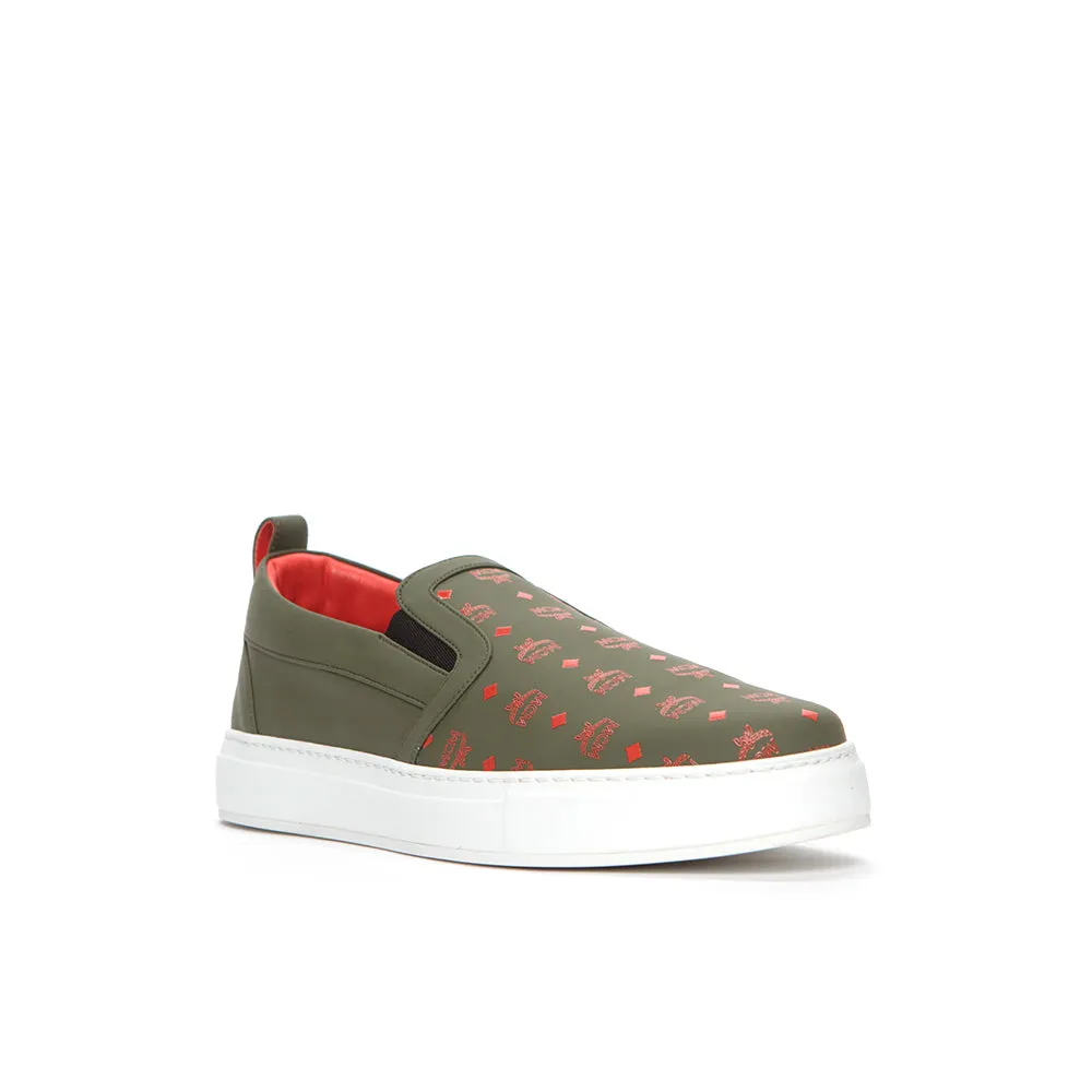 MCM Men's Visetos Slip-On Sneakers