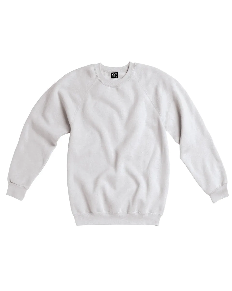 SG23F SG Ladies' Raglan Sleeve Crew Neck Sweatshirt