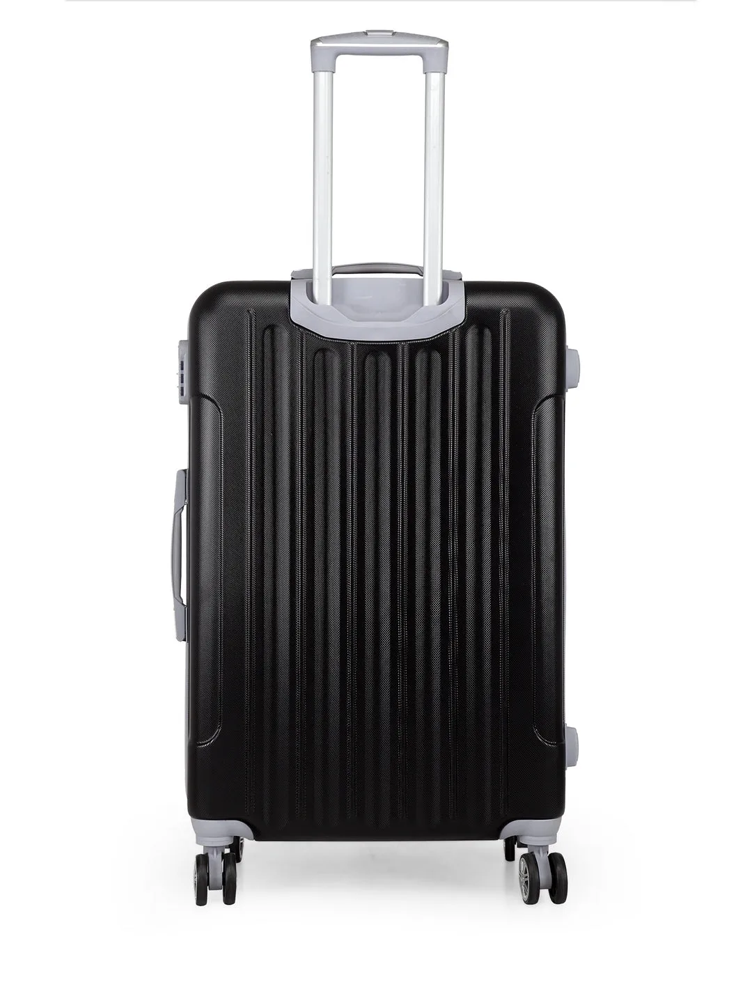 Teakwood Unisex Black Trolley Bag - Large