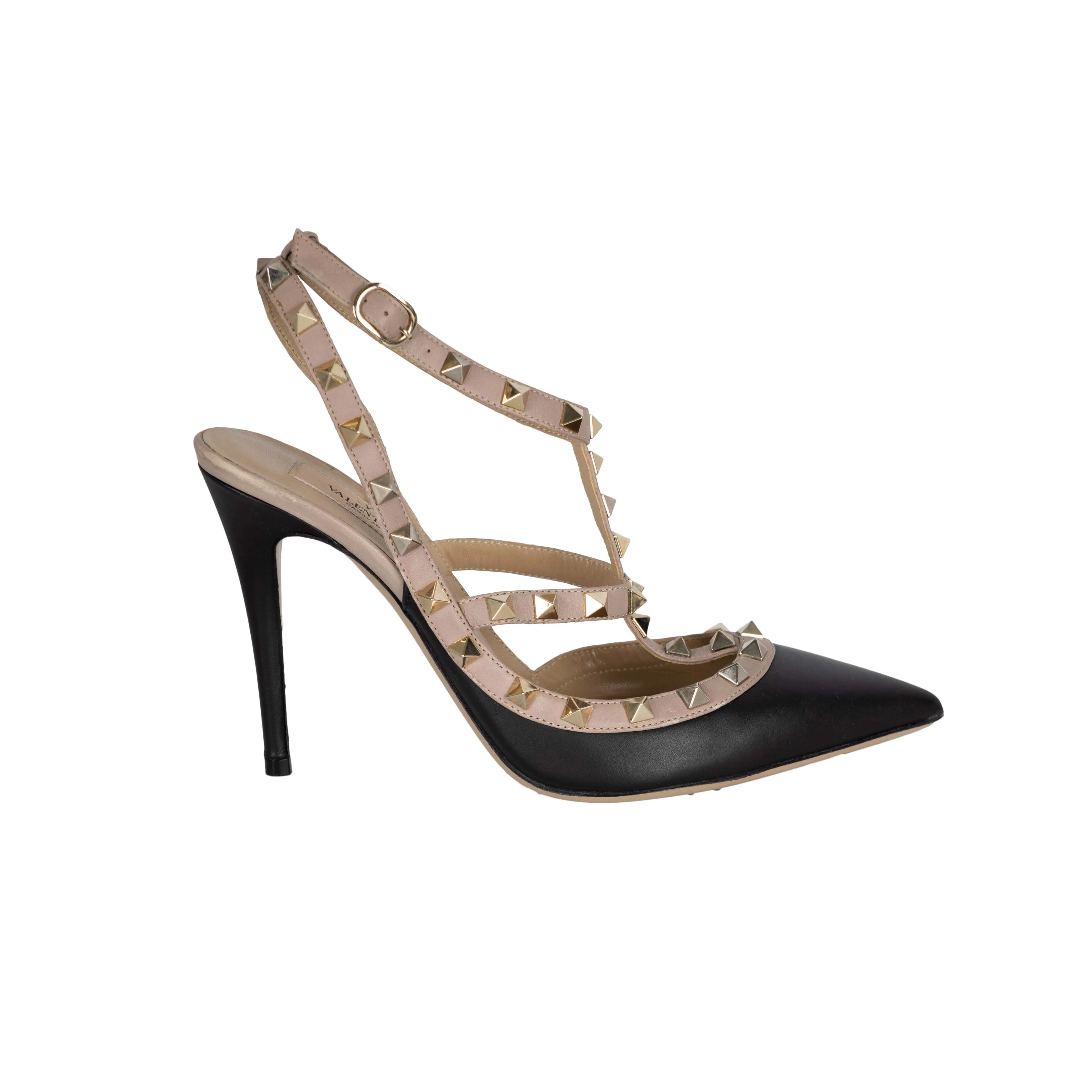 Valentino Rockstud Ankle Strap Pumps - '10s