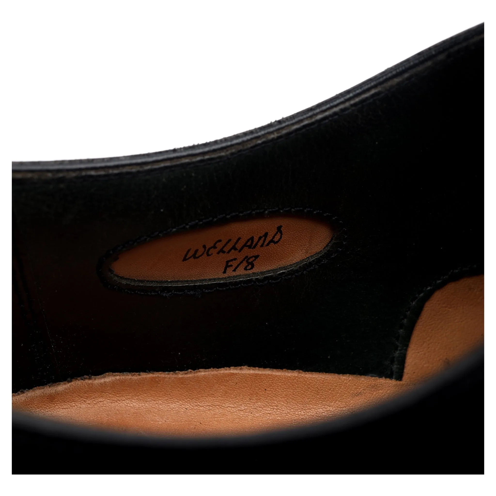 'Welland' Black Leather Oxford UK 8 F