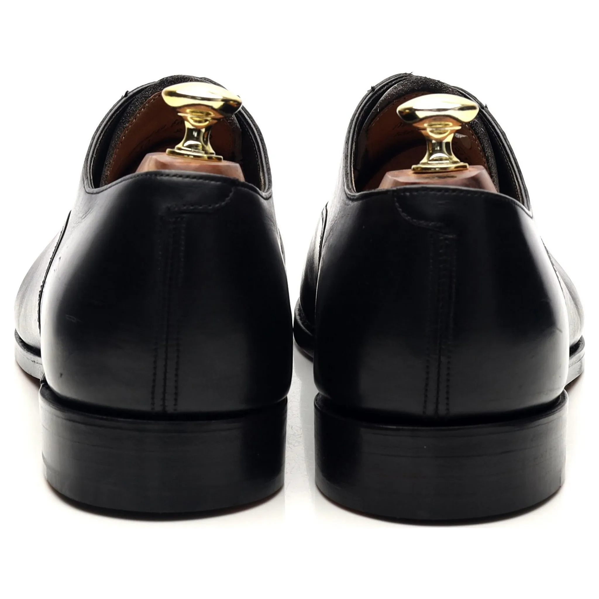 'Welland' Black Leather Oxford UK 8 F