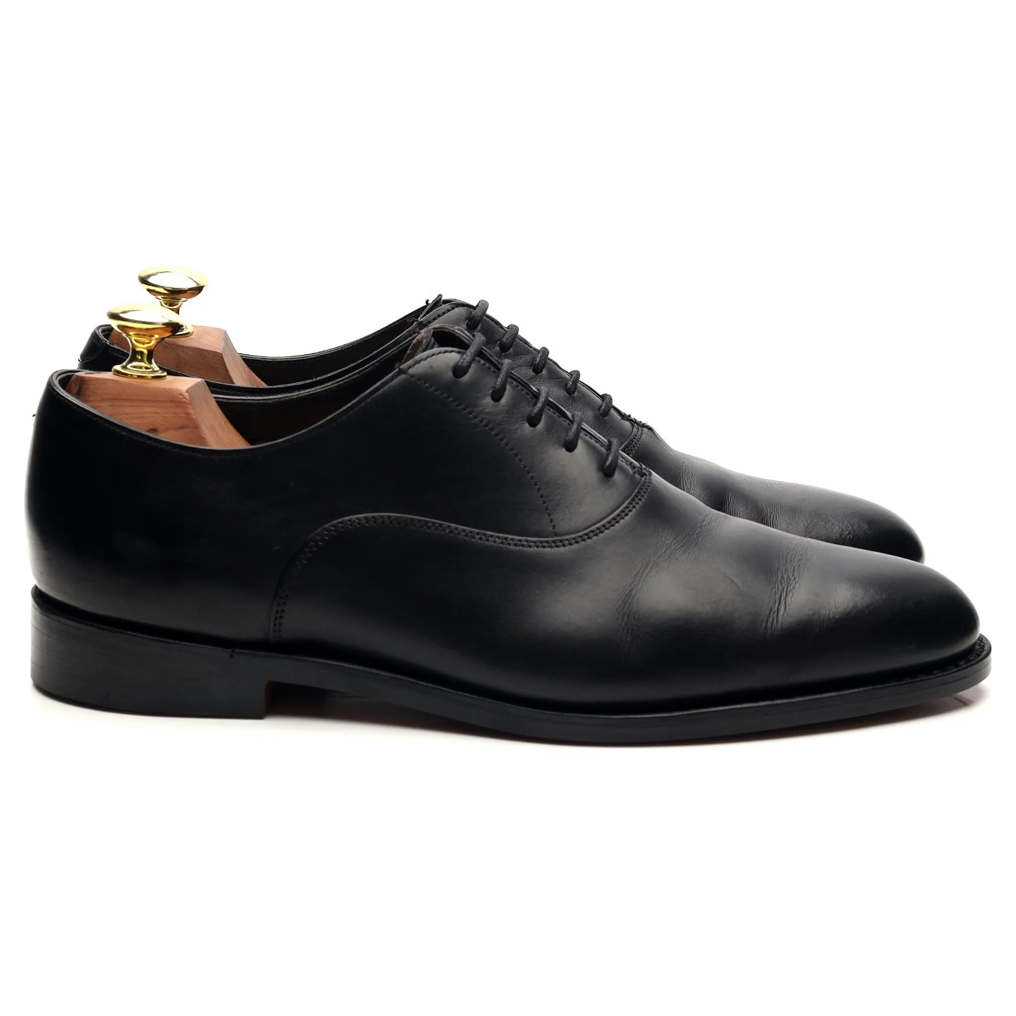 'Welland' Black Leather Oxford UK 8 F