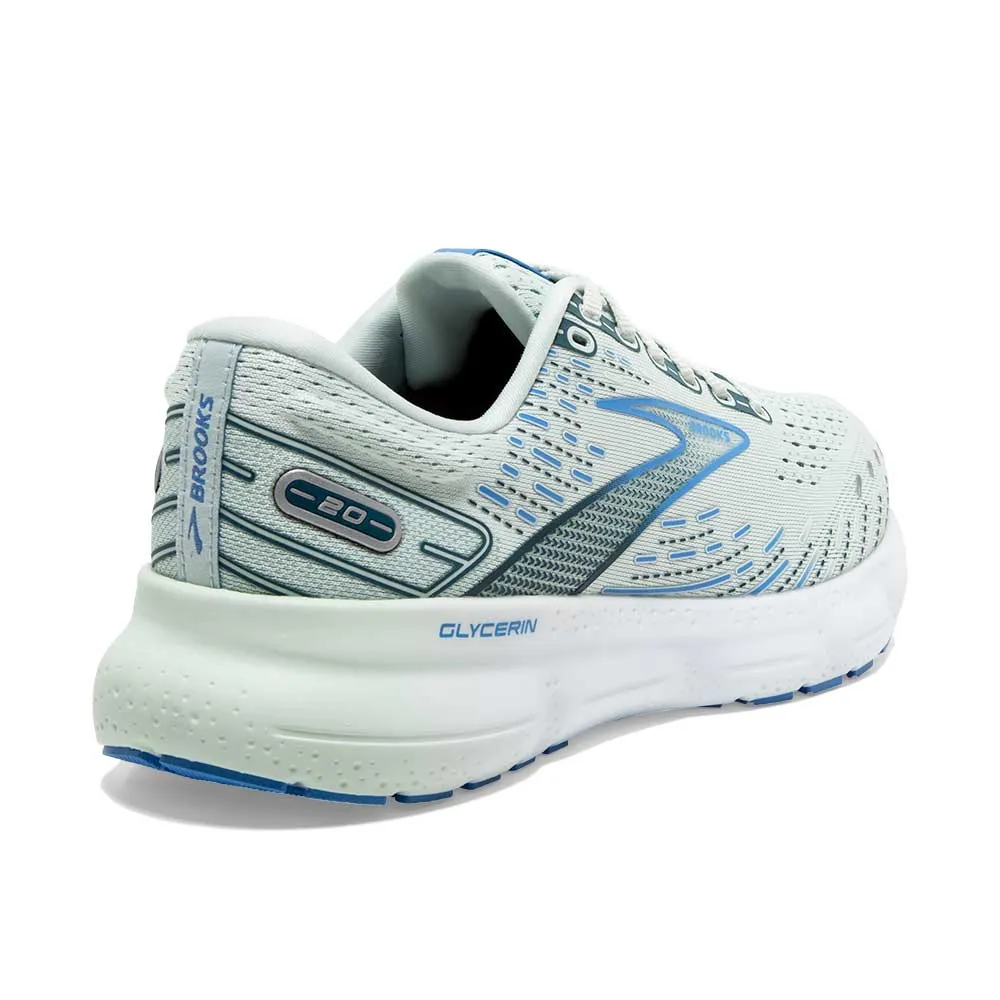 Women's Glycerin 20 Running Shoe - Blue Glass/Marina/Legion Blue - Regular (B)