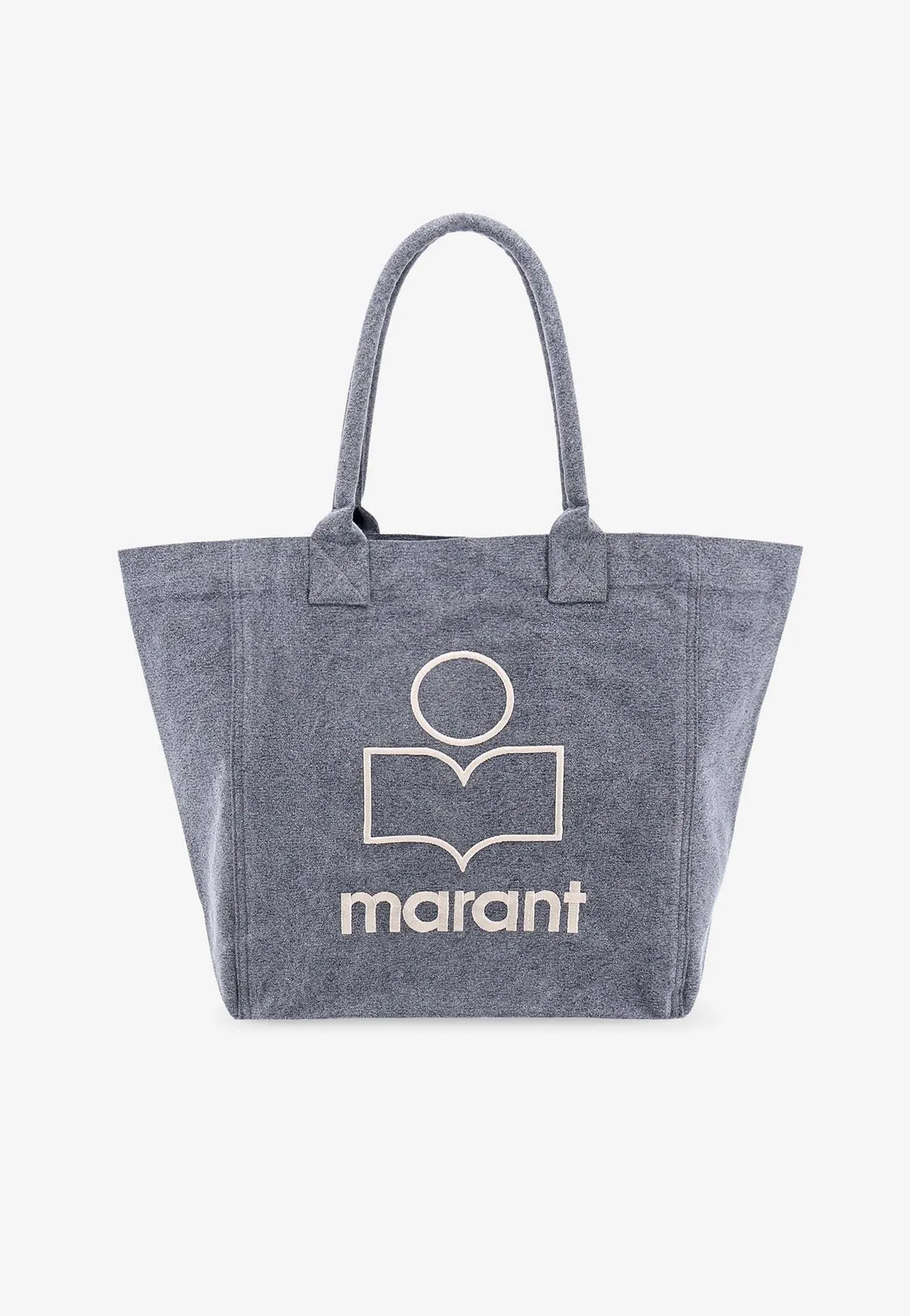 Yenky Washed Canvas Logo Tote Bag